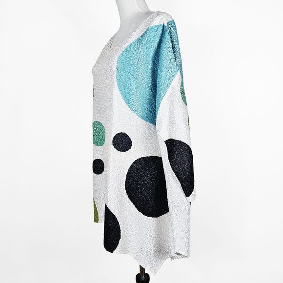 Berek Galaxy Dots Oversized Artsy Lagenlook Size 2 - XXL/XXXL Blouse - Picture 6 of 7